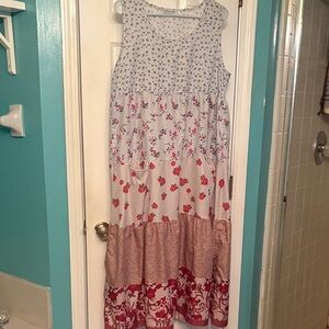 MISSLOOK Red Floral Patterned Dress
